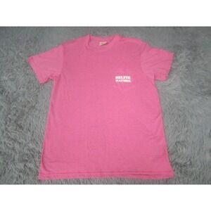 Selfie Nation Shirt Womens Large Pink Short Sleeve Crew Neck Jadelynn Brooke